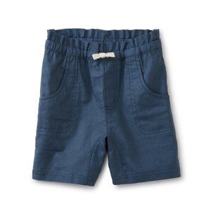 Tea Collection - Paperbag Drawstring Shorts - Cornflower Blue - Girls Size 14